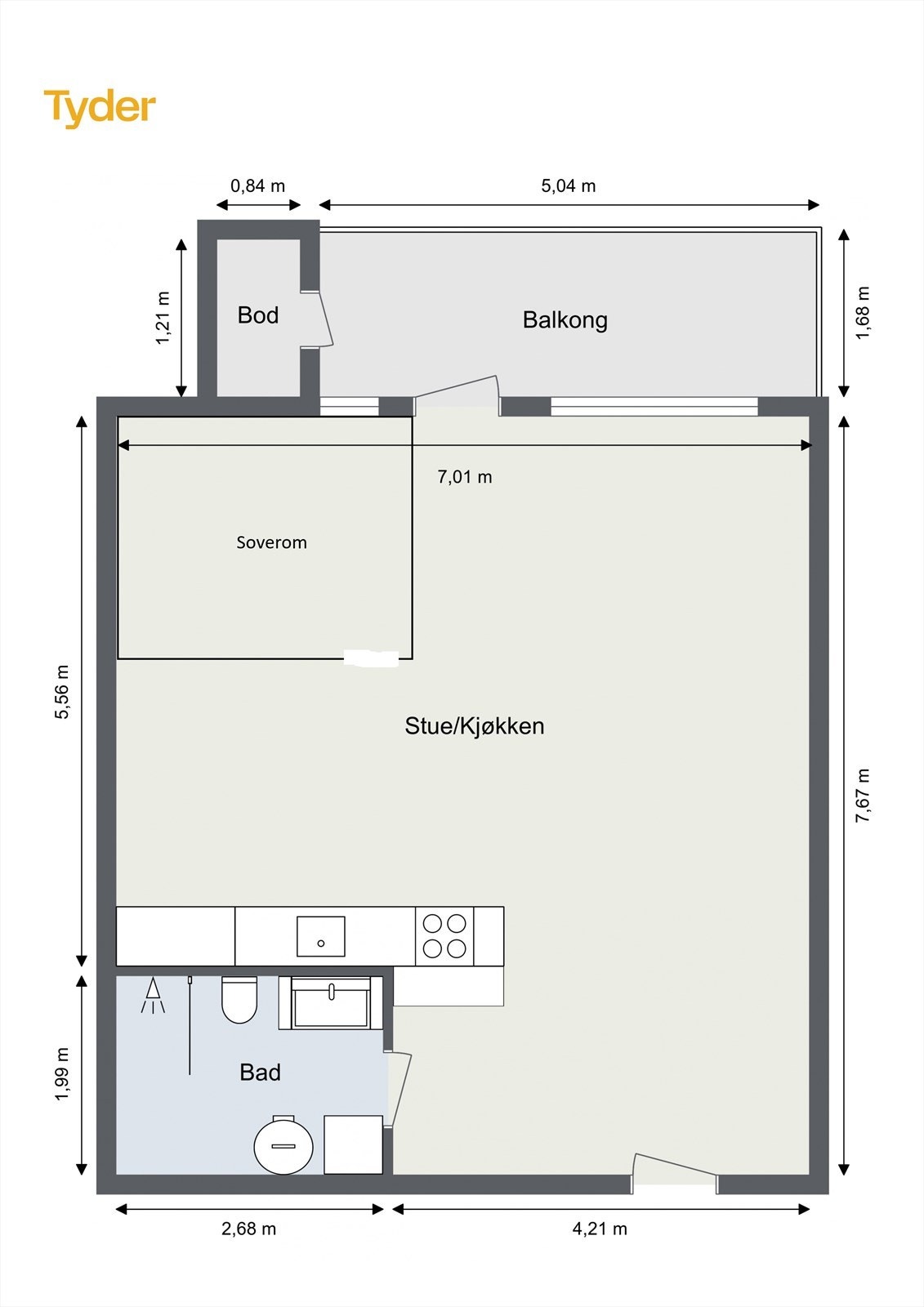Alternativ plantegning Galleribilde