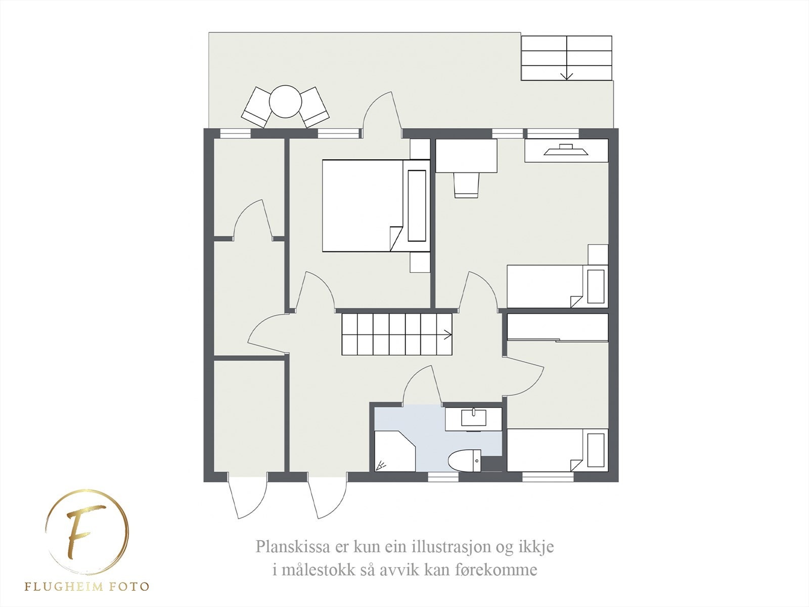 Planteikning - 1. Etasje Galleribilde