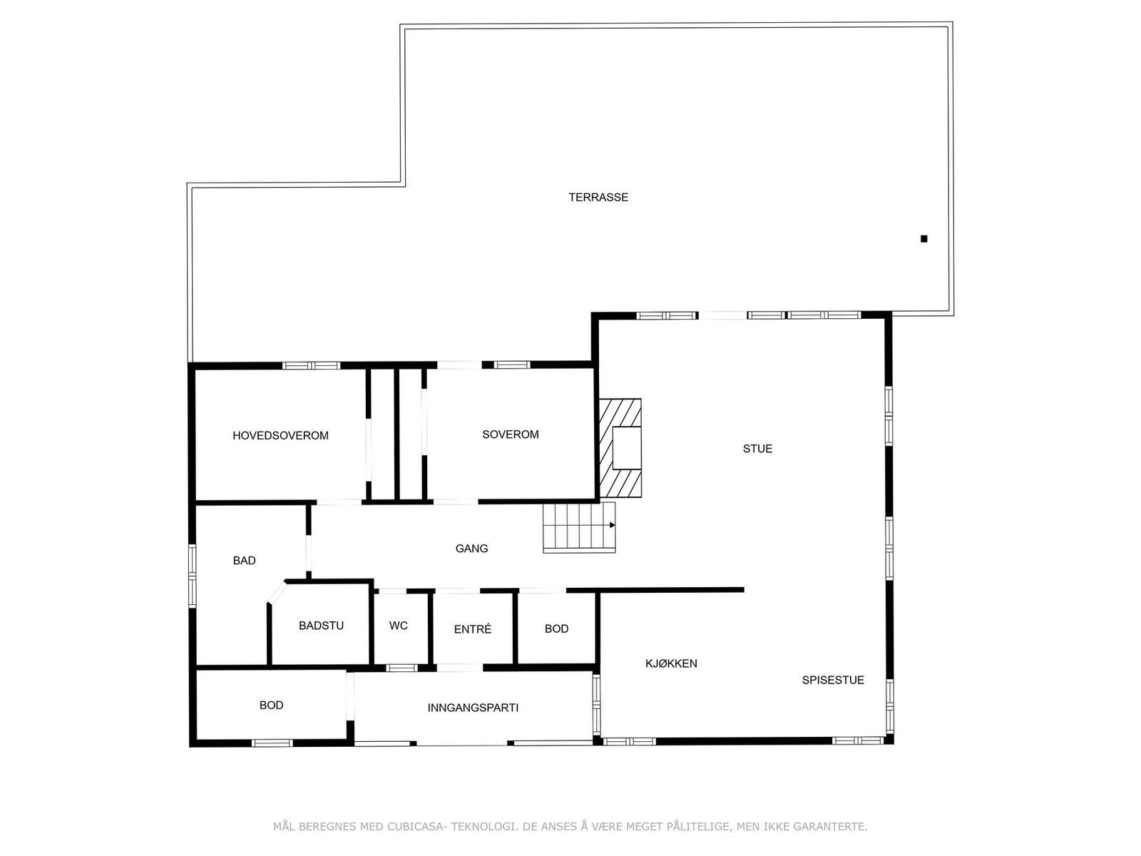 Plantegning 1.etasje Galleribilde
