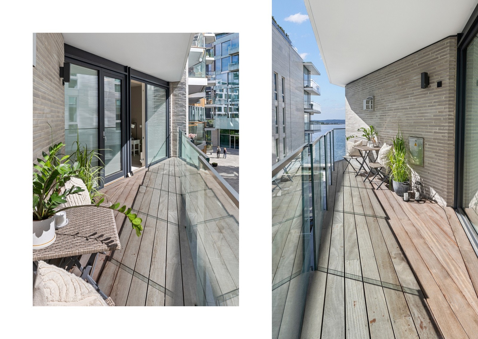 Her er det plass til en hyggelig sittegruppe. Balkongen vender også mot sørøst og er ca. 9 kvm Galleribilde