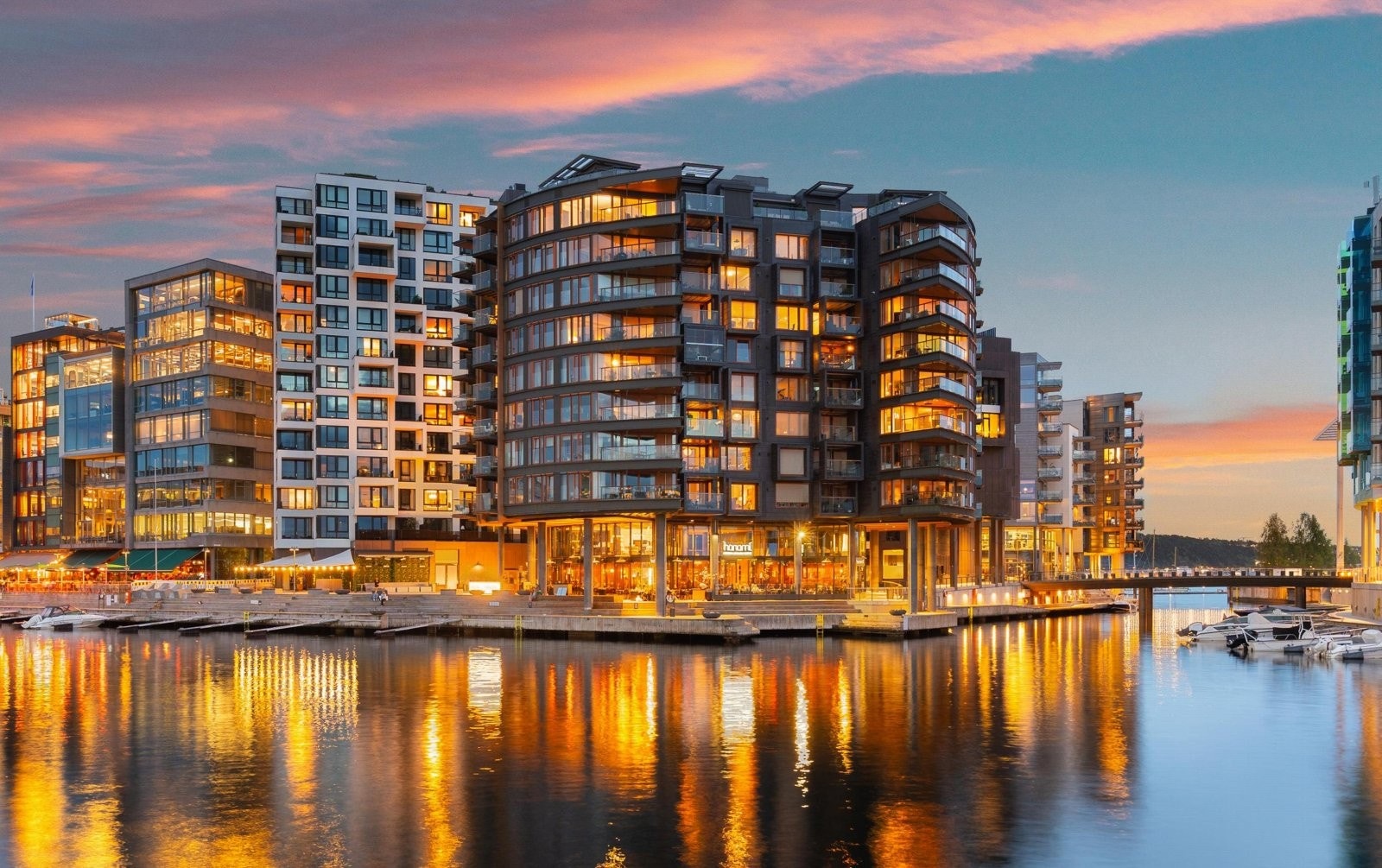Her bor du behagelig, ytterst på Odden med Oslofjorden, Kanalen og Filipstadkaia rett utenfor. Galleribilde