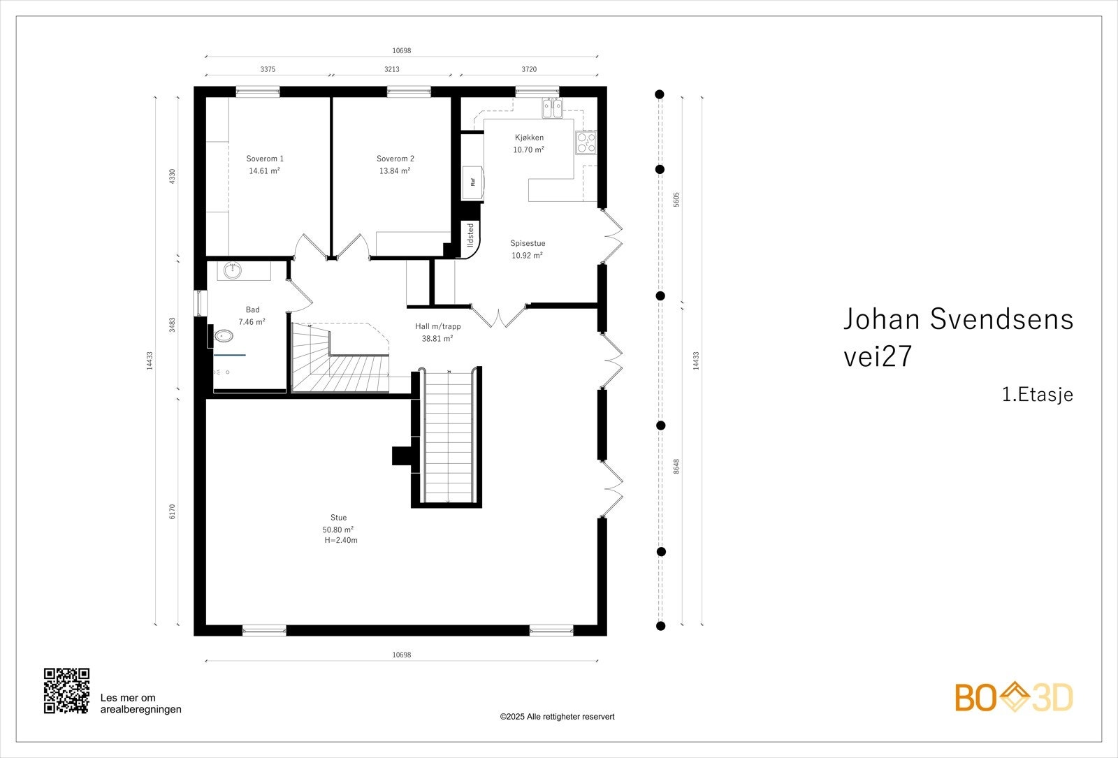 Plantegning 1. etasje. Galleribilde