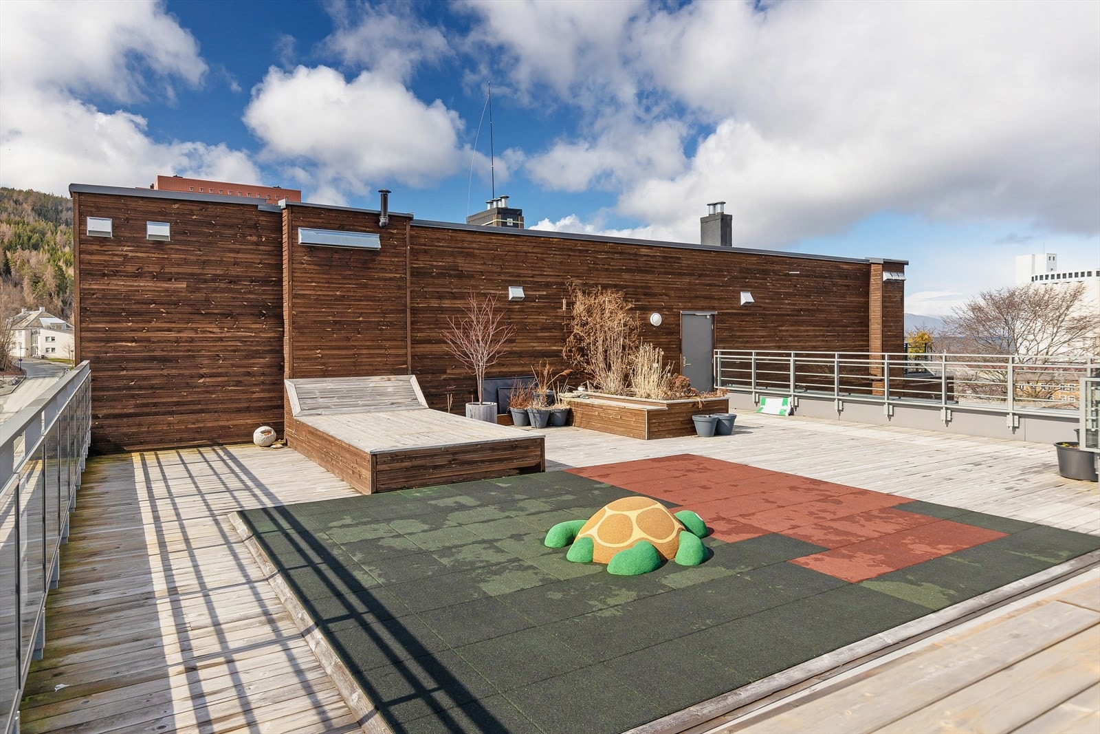 Beboerne i sameiet disponerer en egen takterrasse. Galleribilde
