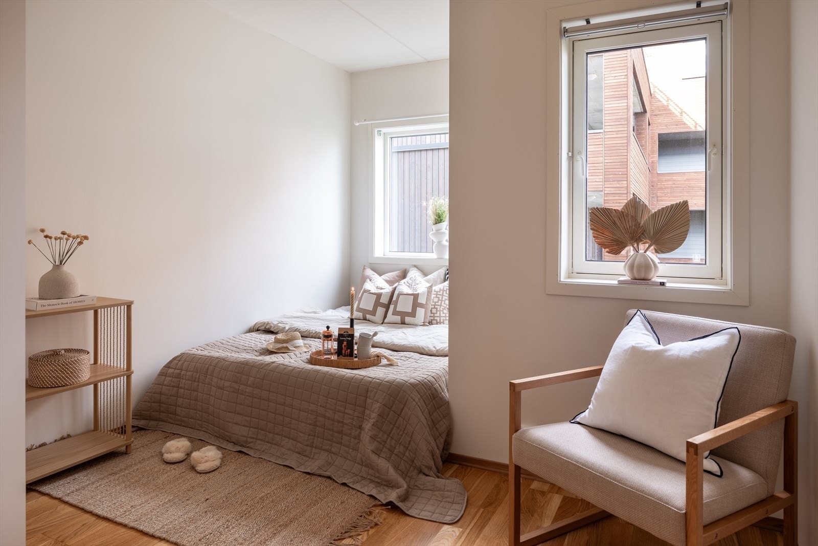 Leilighetens andre soverom måler 10m². Galleribilde