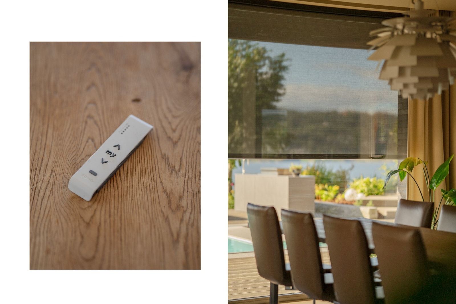 Det er integrerte screens mot sør og vest. Galleribilde