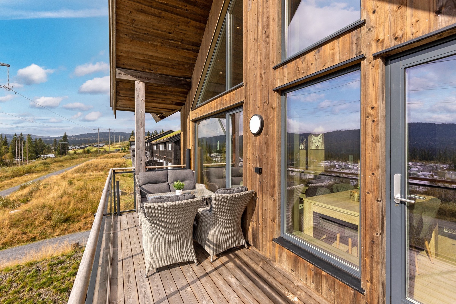 Her kan man nyte ettermiddager og kvelder i sola. Galleribilde