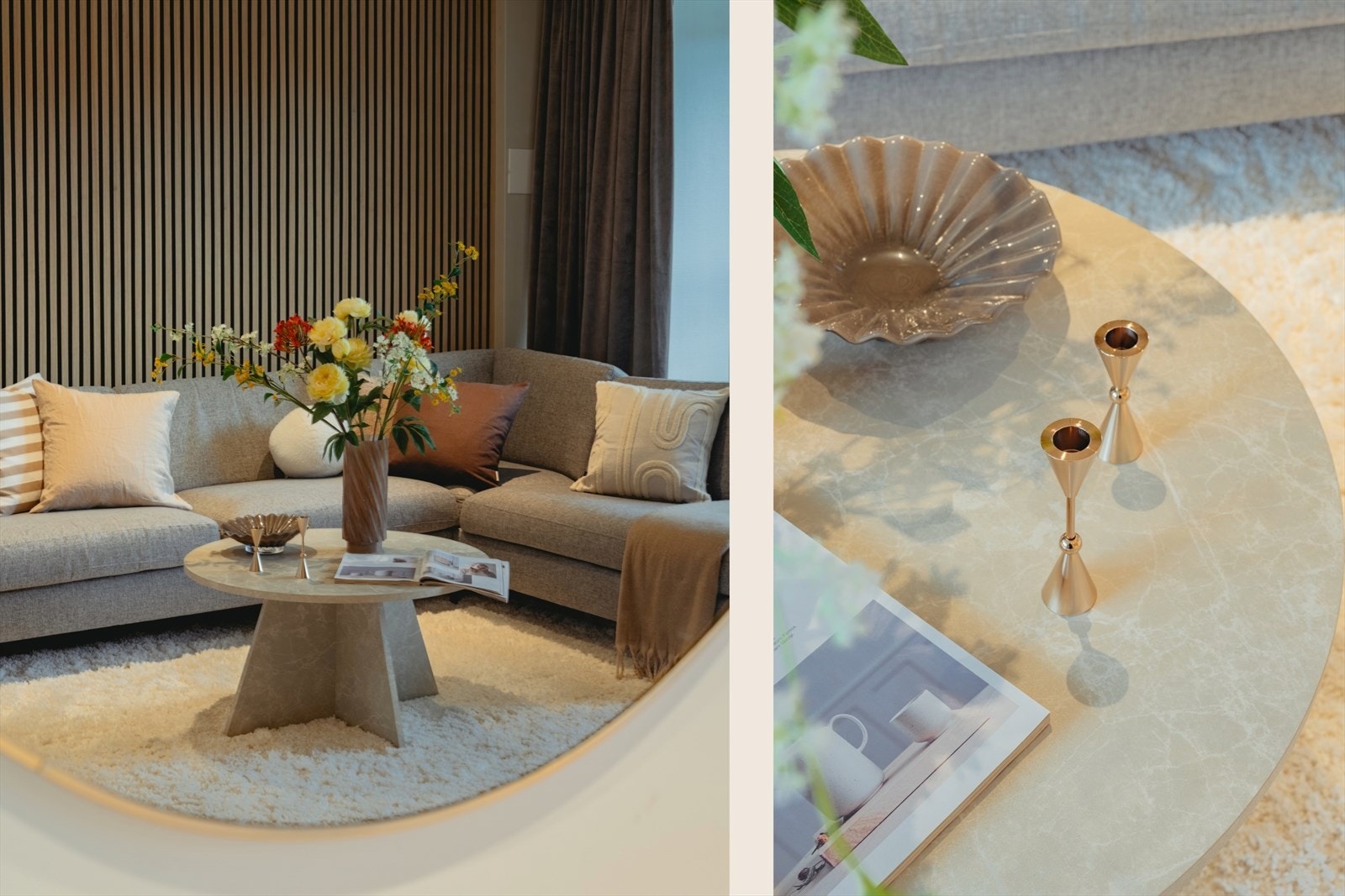 Her er det god plass til å innrede med en god sofakrok. Galleribilde