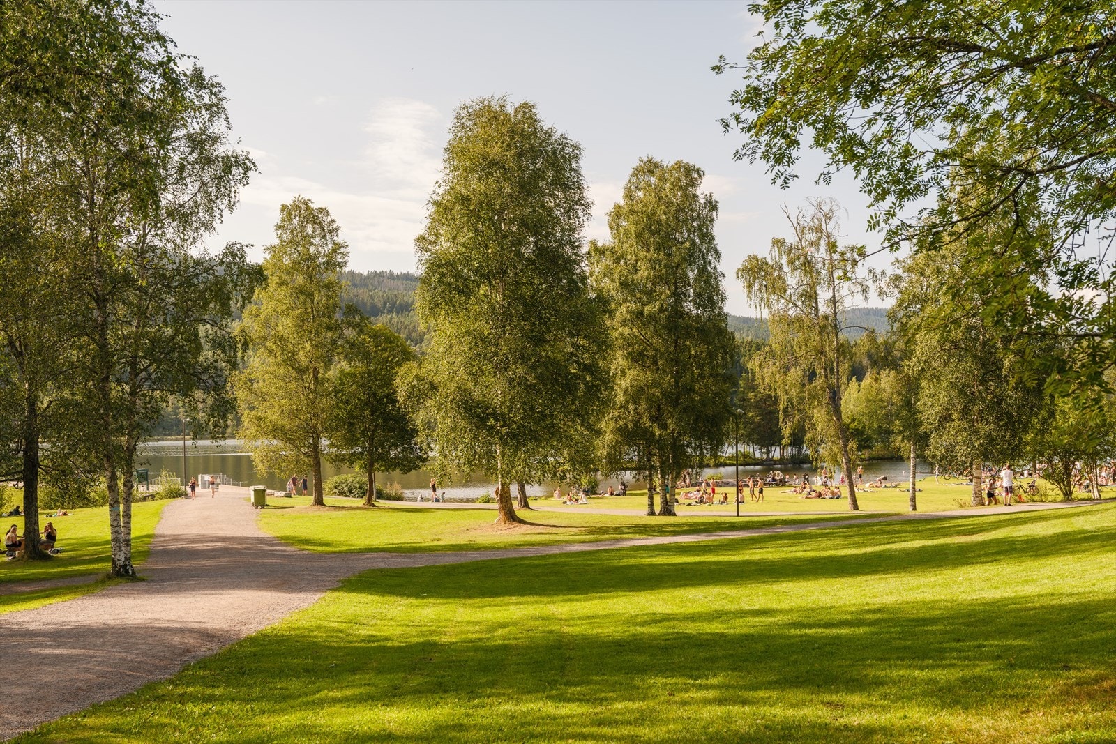 Sognsvann byr på flotte bade-, tur- og rekreasjonsmuligheter året rundt. Galleribilde