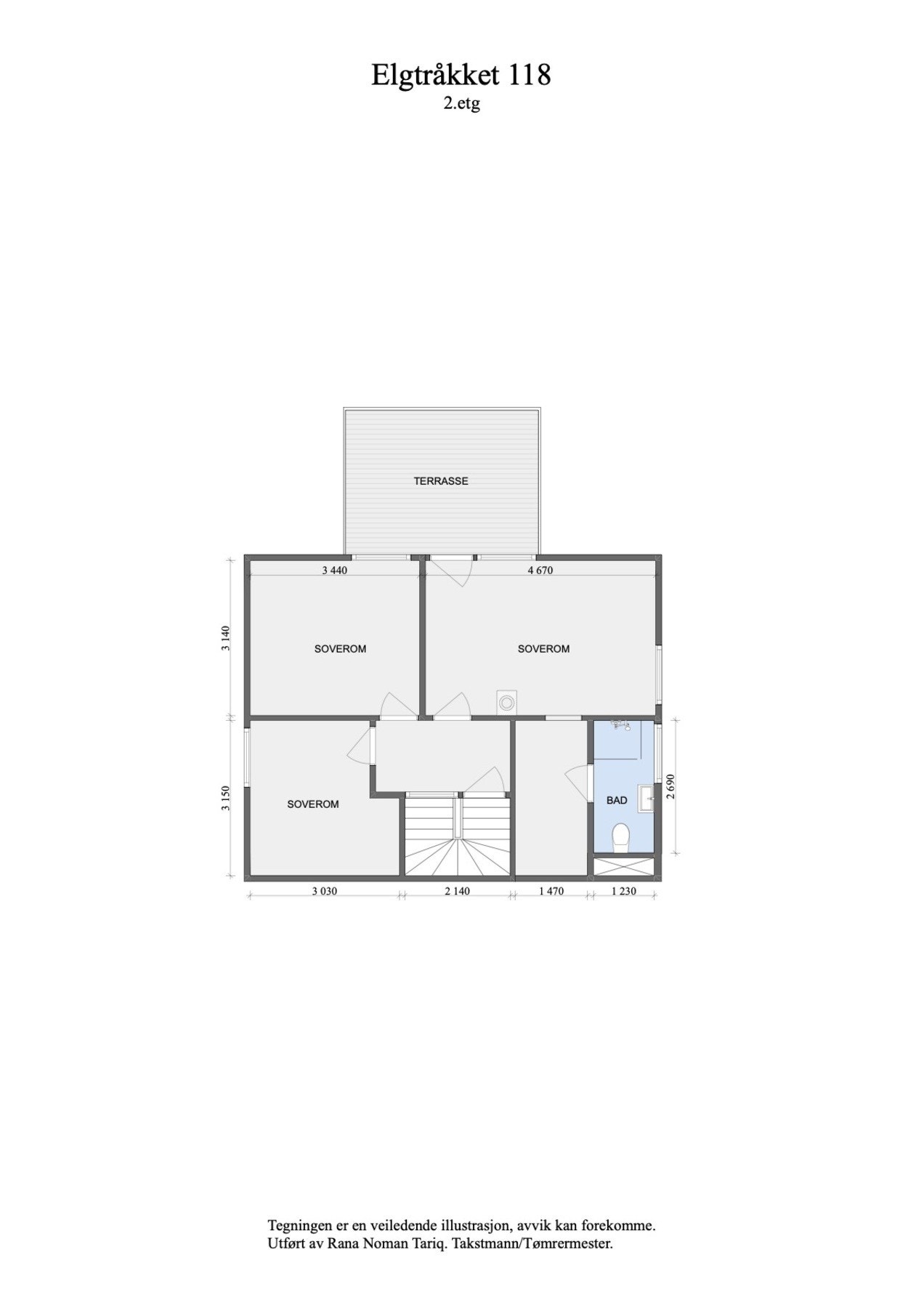 Plantegning 2. etasje Galleribilde