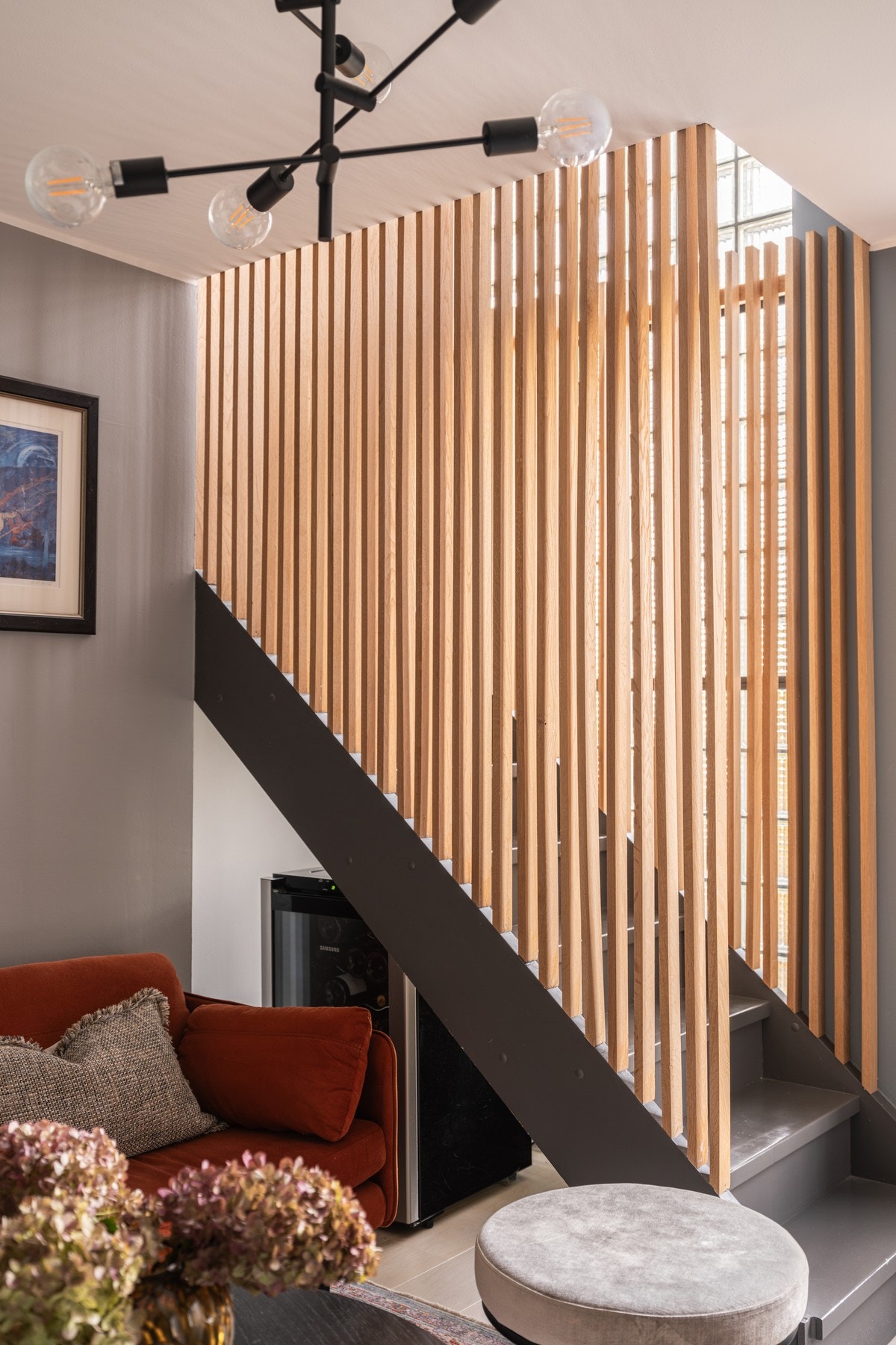 Lekre detaljer i trappen. Galleribilde