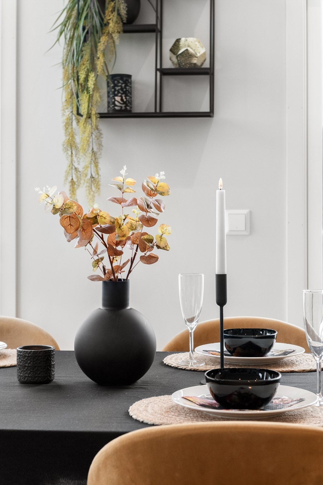 Detaljefoto fra spisestuen Galleribilde