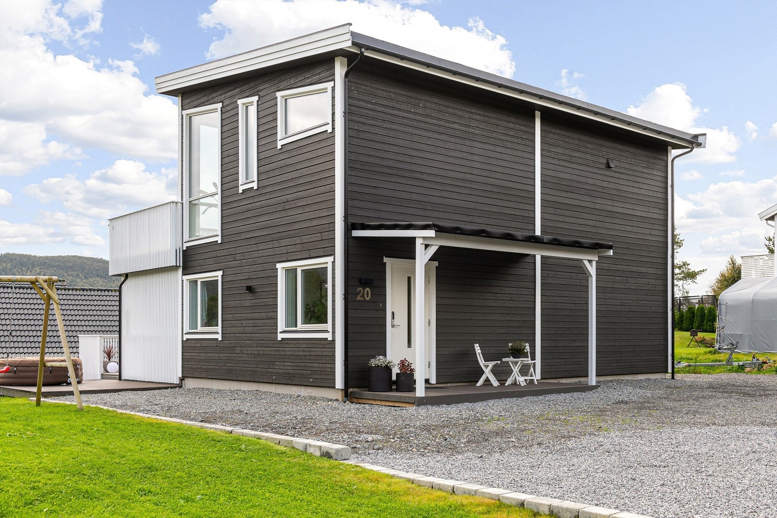 Fasade og inngangsparti mot nord Galleribilde