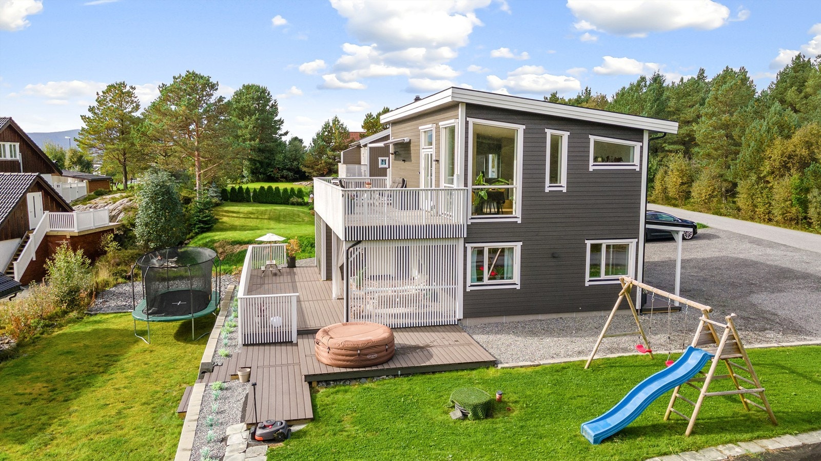 Fasade og hage mot sydøst Galleribilde