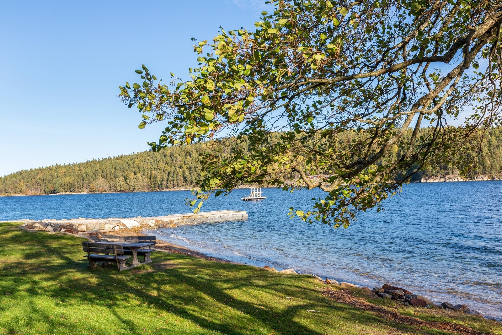 Verven badestrand i nærområdet. Galleribilde