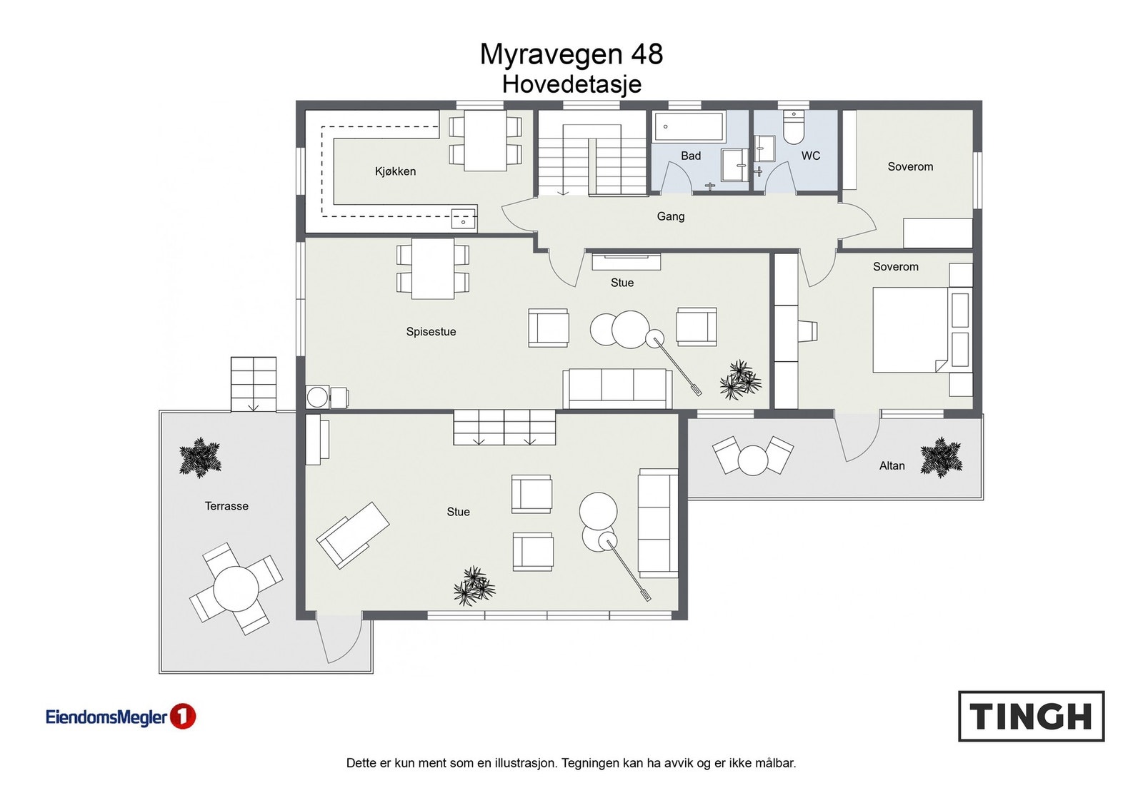 Plantegning 1. etasje. Galleribilde