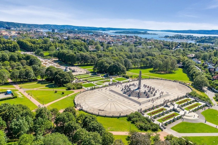 Frognerparken er en kort spasertur unna Galleribilde