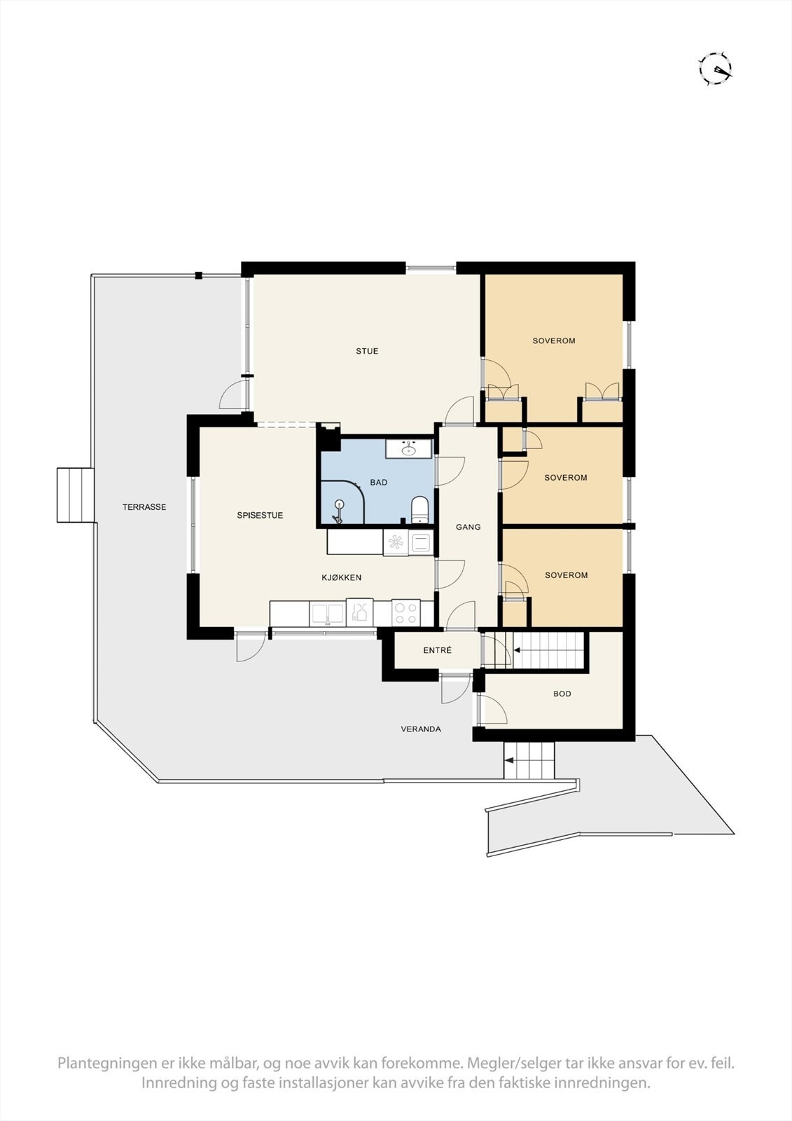 Plantegninger 1. etg. Galleribilde