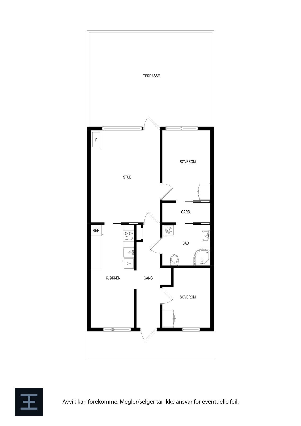 Plantegning | Laberget 48B Galleribilde
