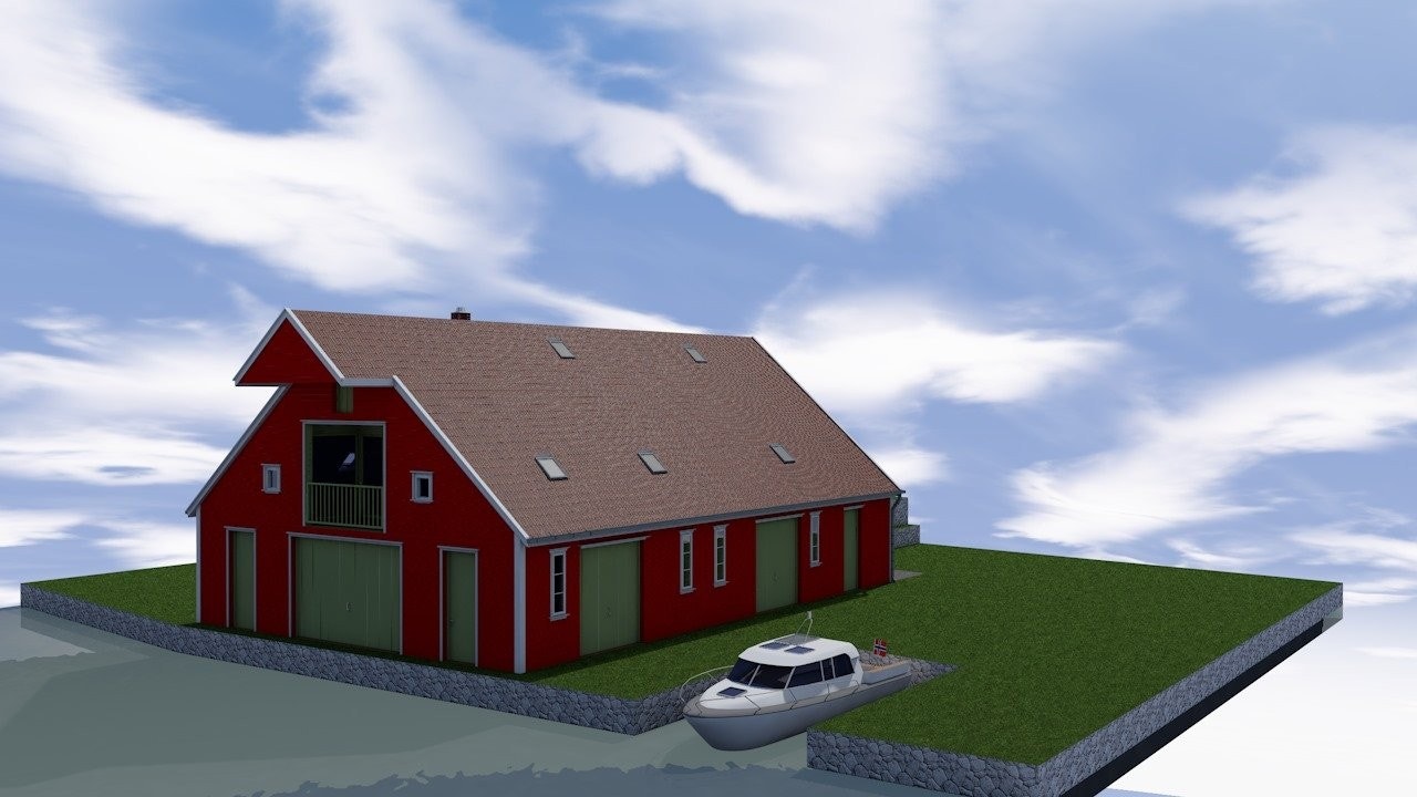 Slik kan Røahuset se ut når det er ferdig. Galleribilde