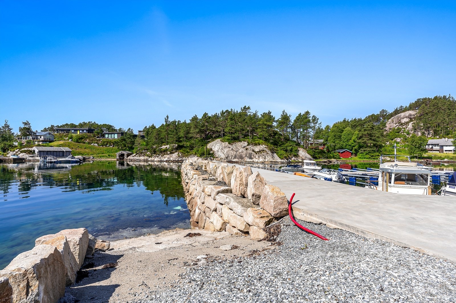 Her kan båter sjøsettes Galleribilde