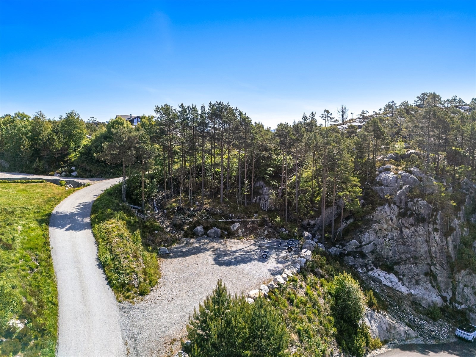 Felles parkeringsplass Galleribilde