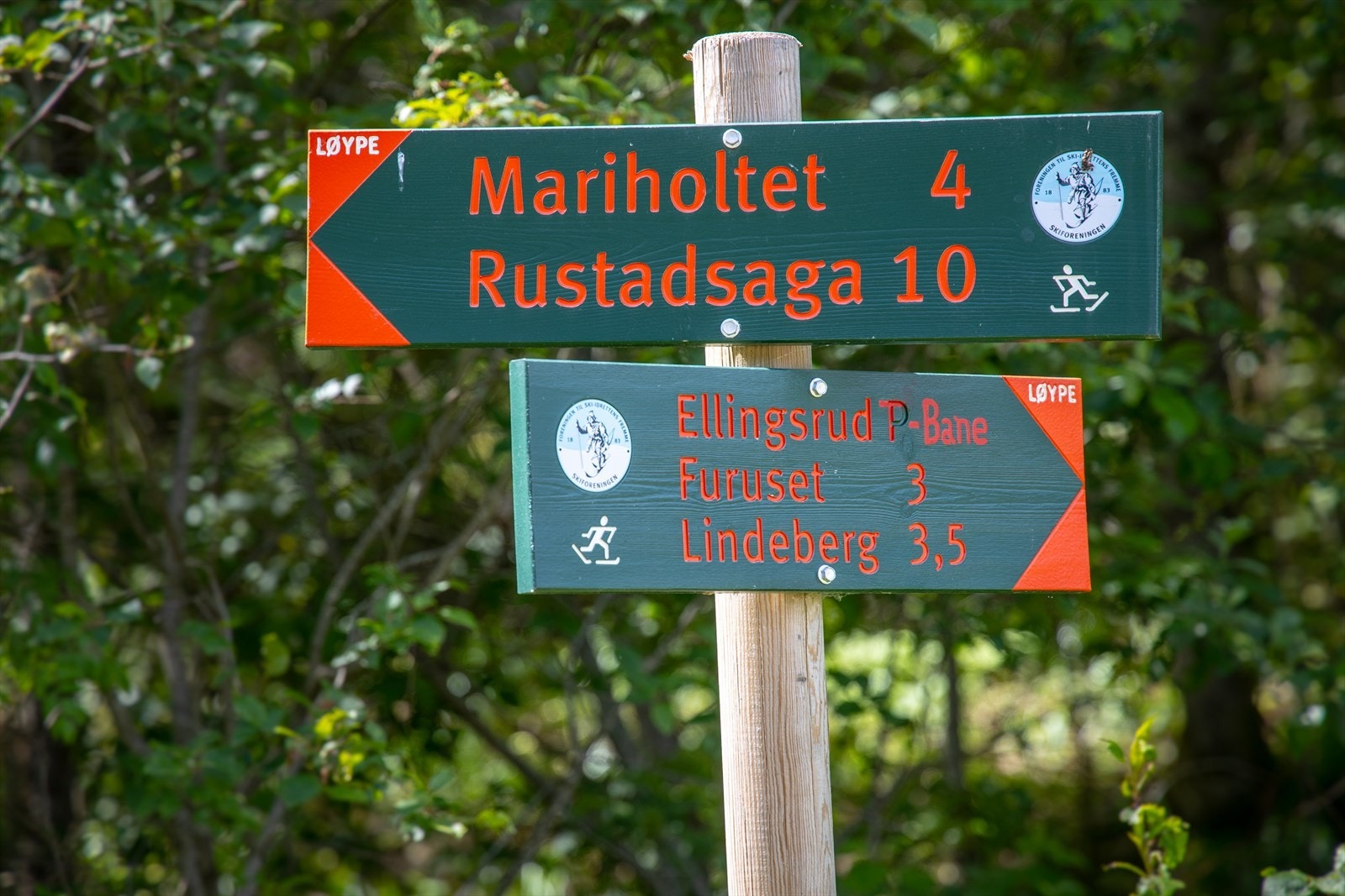 Kort vei til Østmarka med flotte turmuligheter hele året. Galleribilde