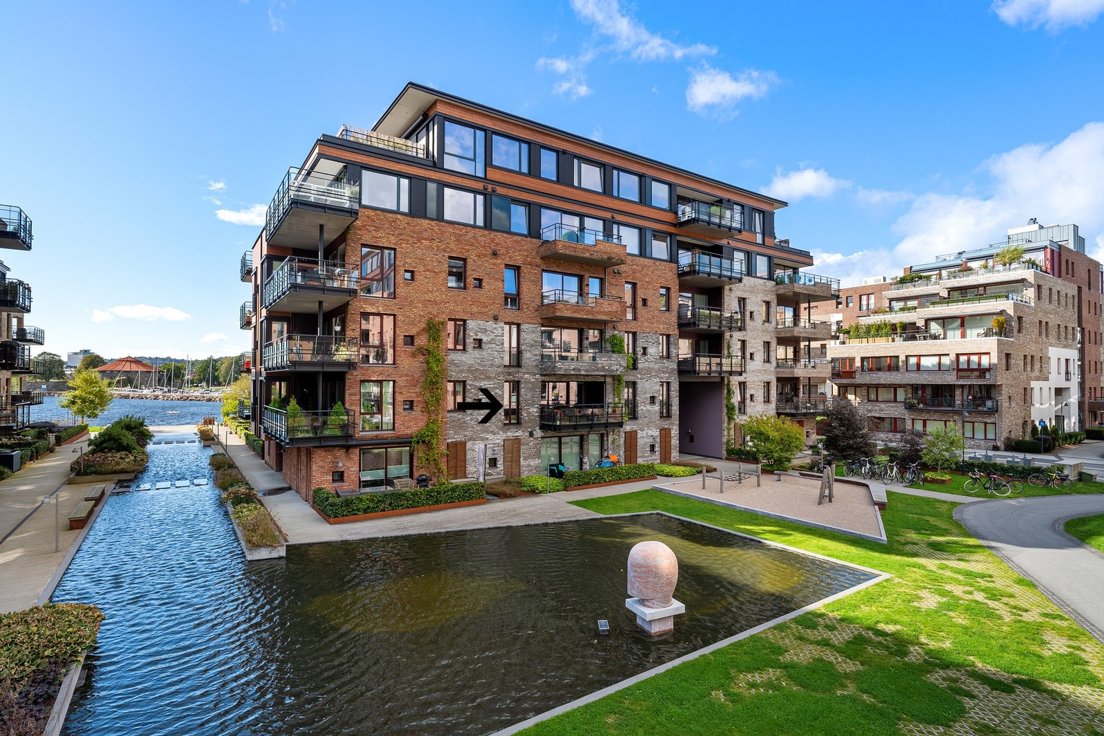 En lekker 3-roms selveierleilighet på Bystranda Blå. Galleribilde