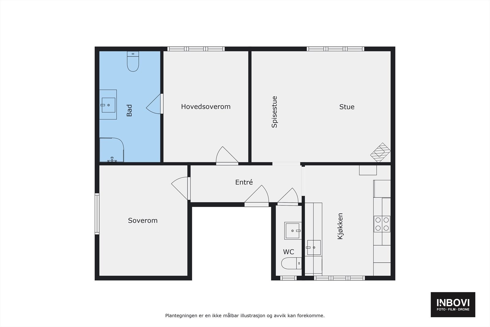 Plantegning Galleribilde