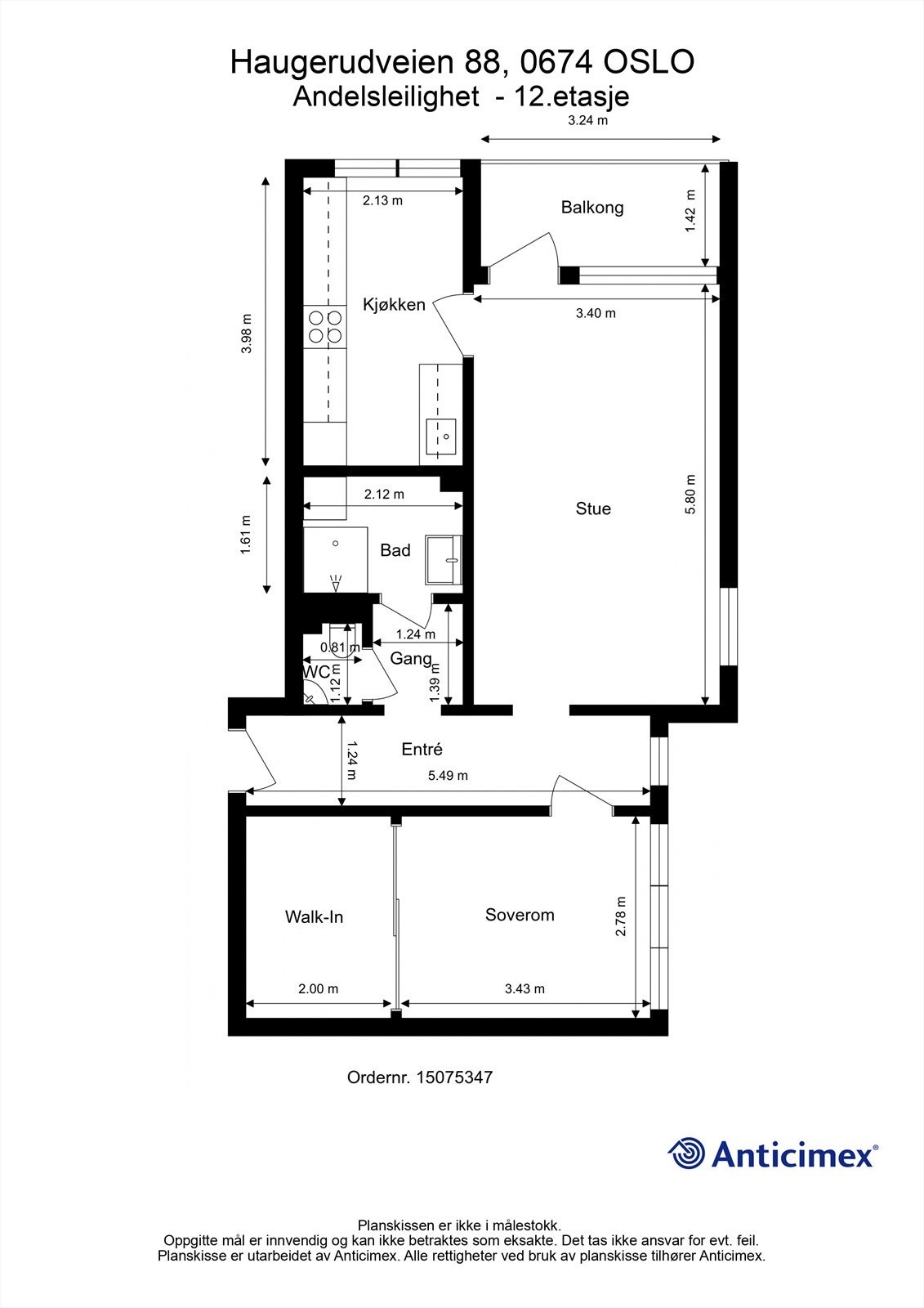 Plantegning Galleribilde