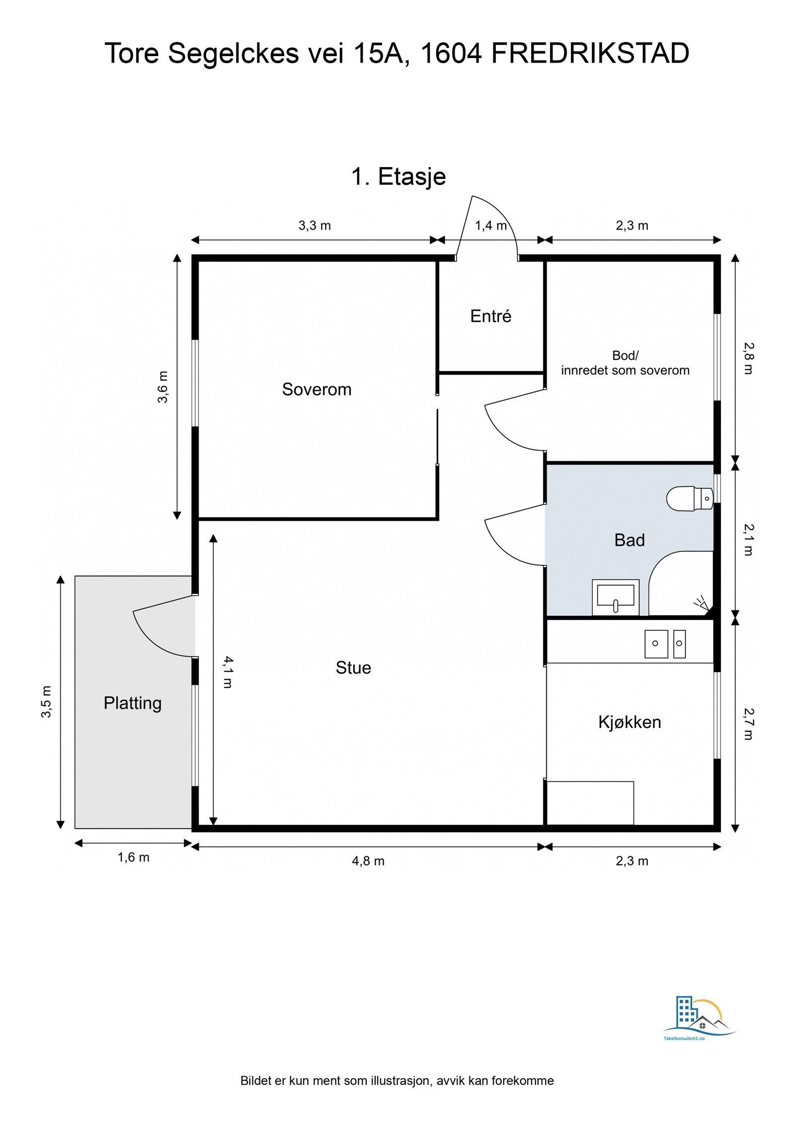 Plantegning Galleribilde
