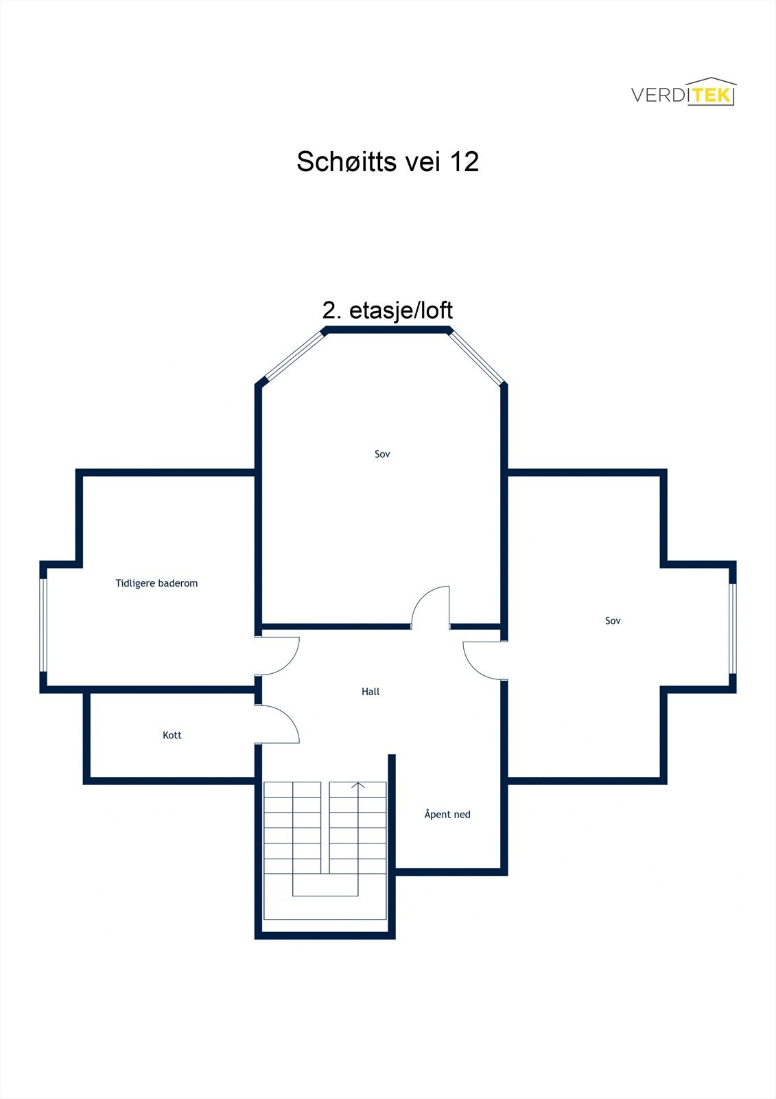 Plantegning 2.etg. Galleribilde