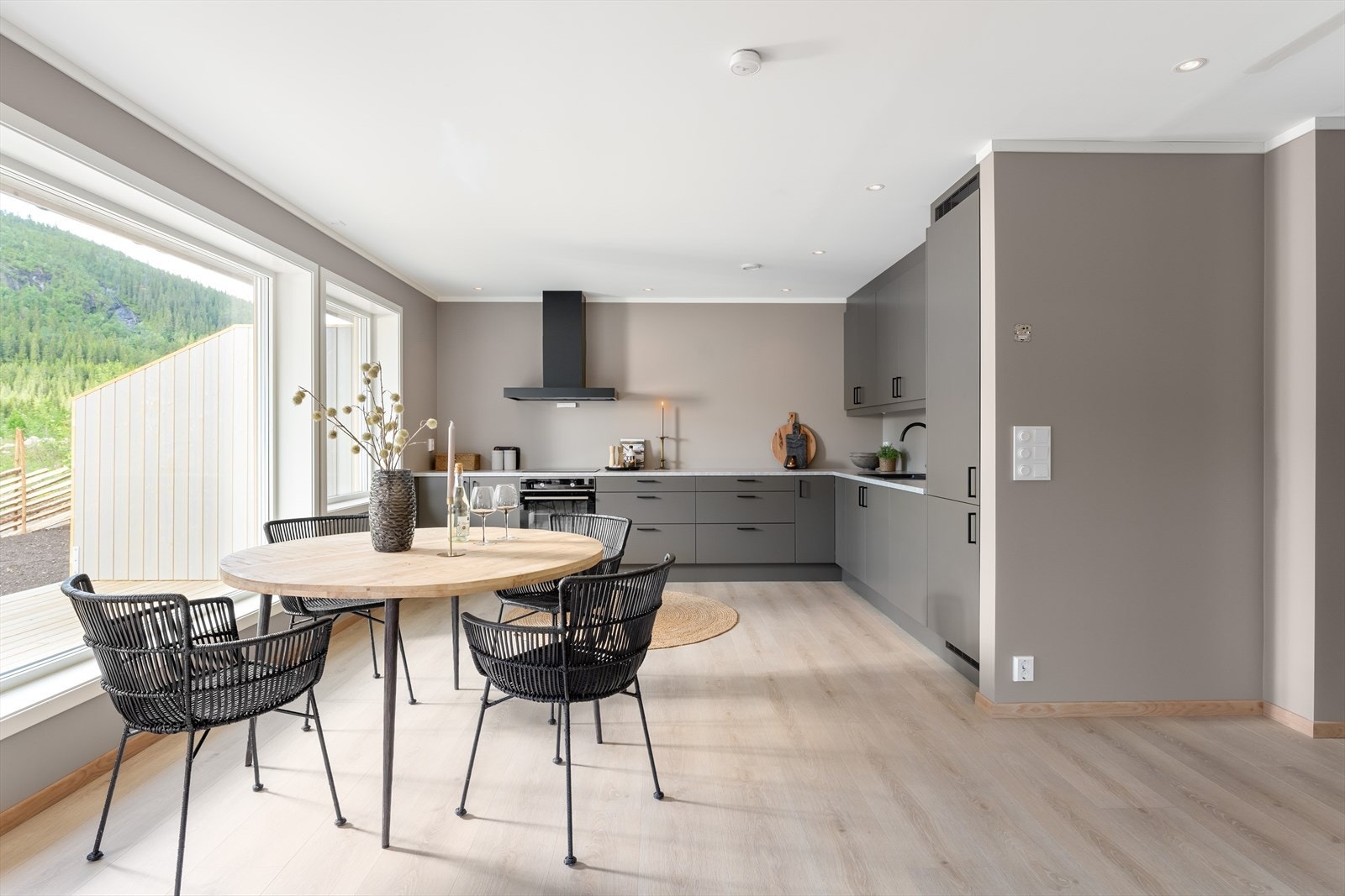 Moderne kjøkken fra Sigdal i modell Uno palett. Galleribilde