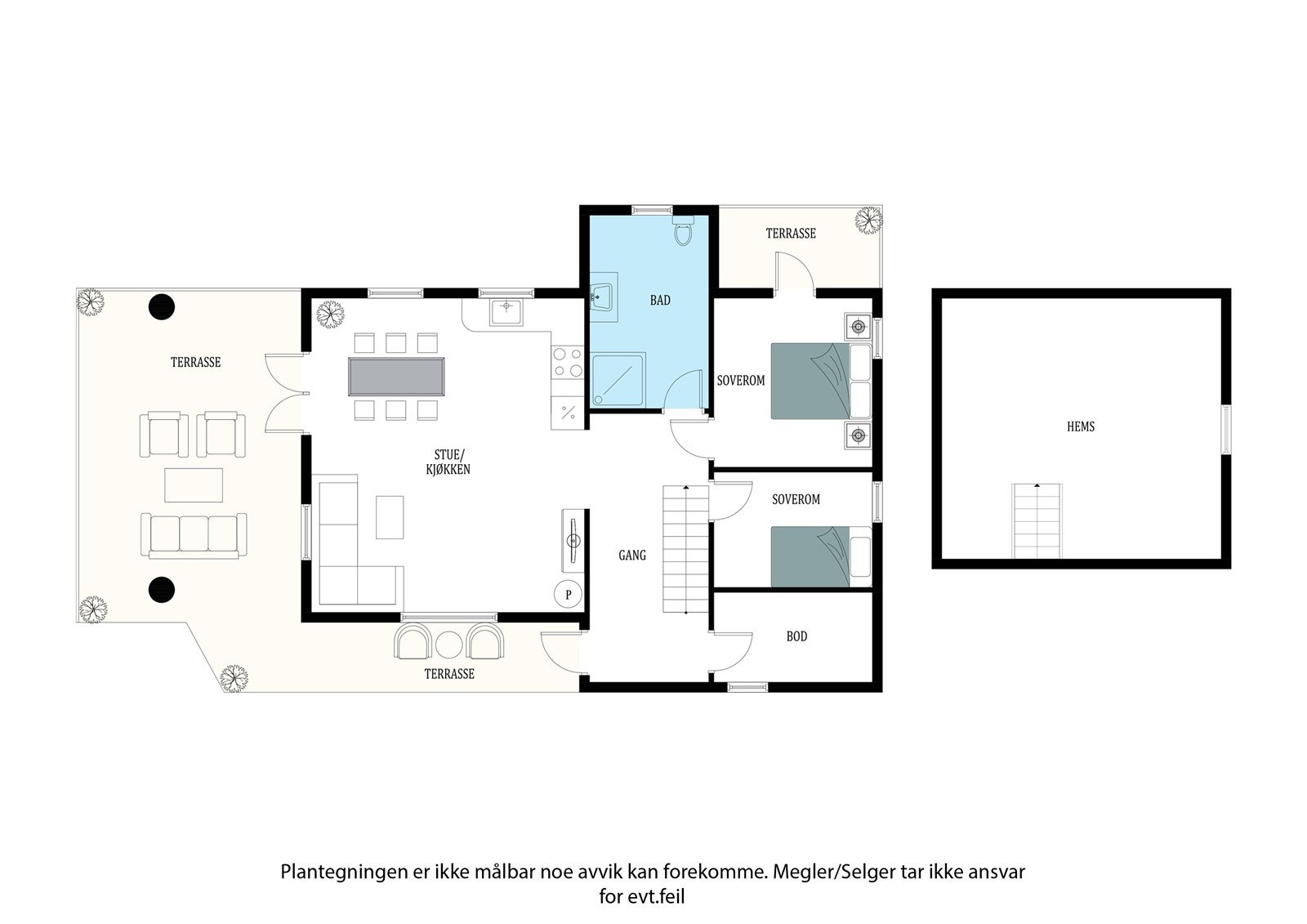 Plantegning Galleribilde
