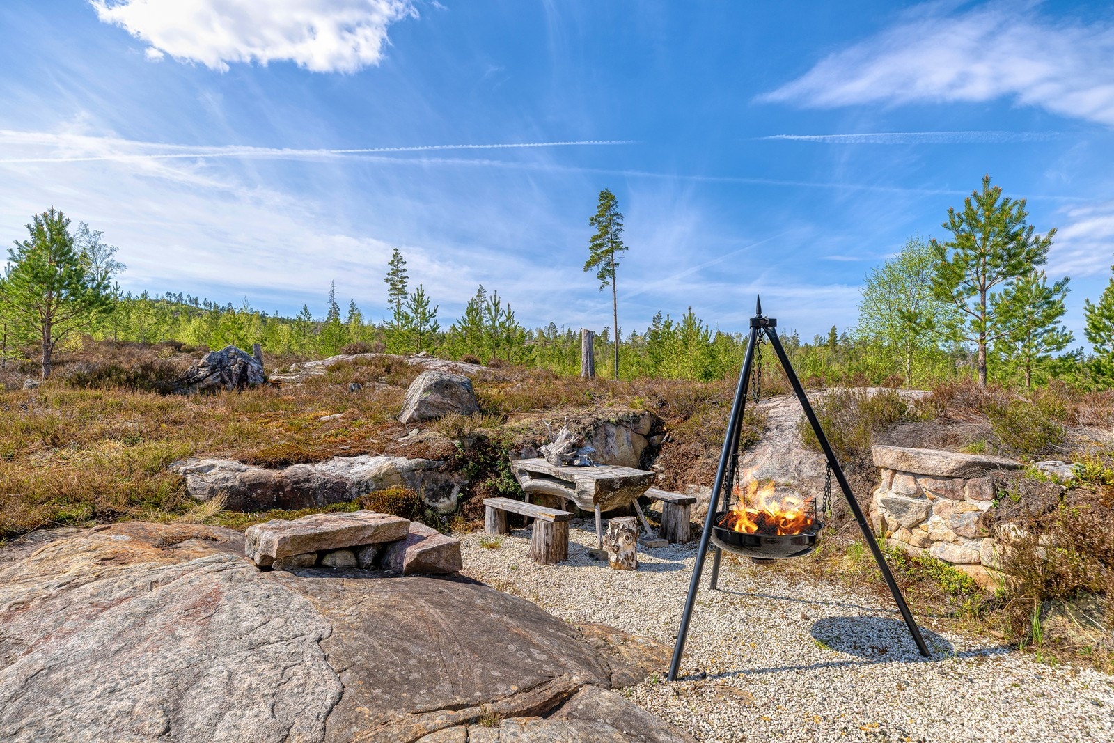 Flott uteområde med hyggelige omgivelser Galleribilde