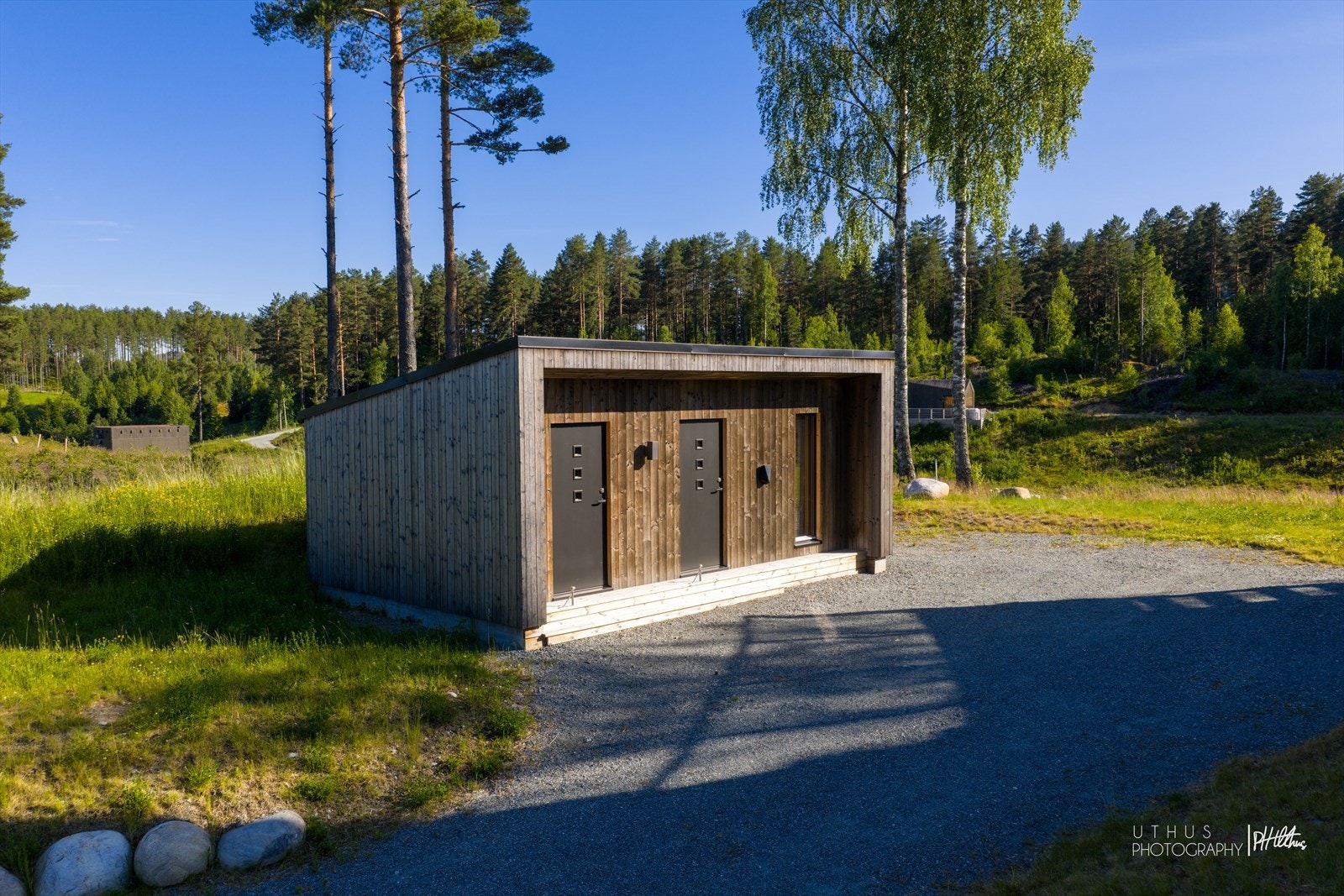 I tilknytting hytte er det også ført opp et anneks. Galleribilde