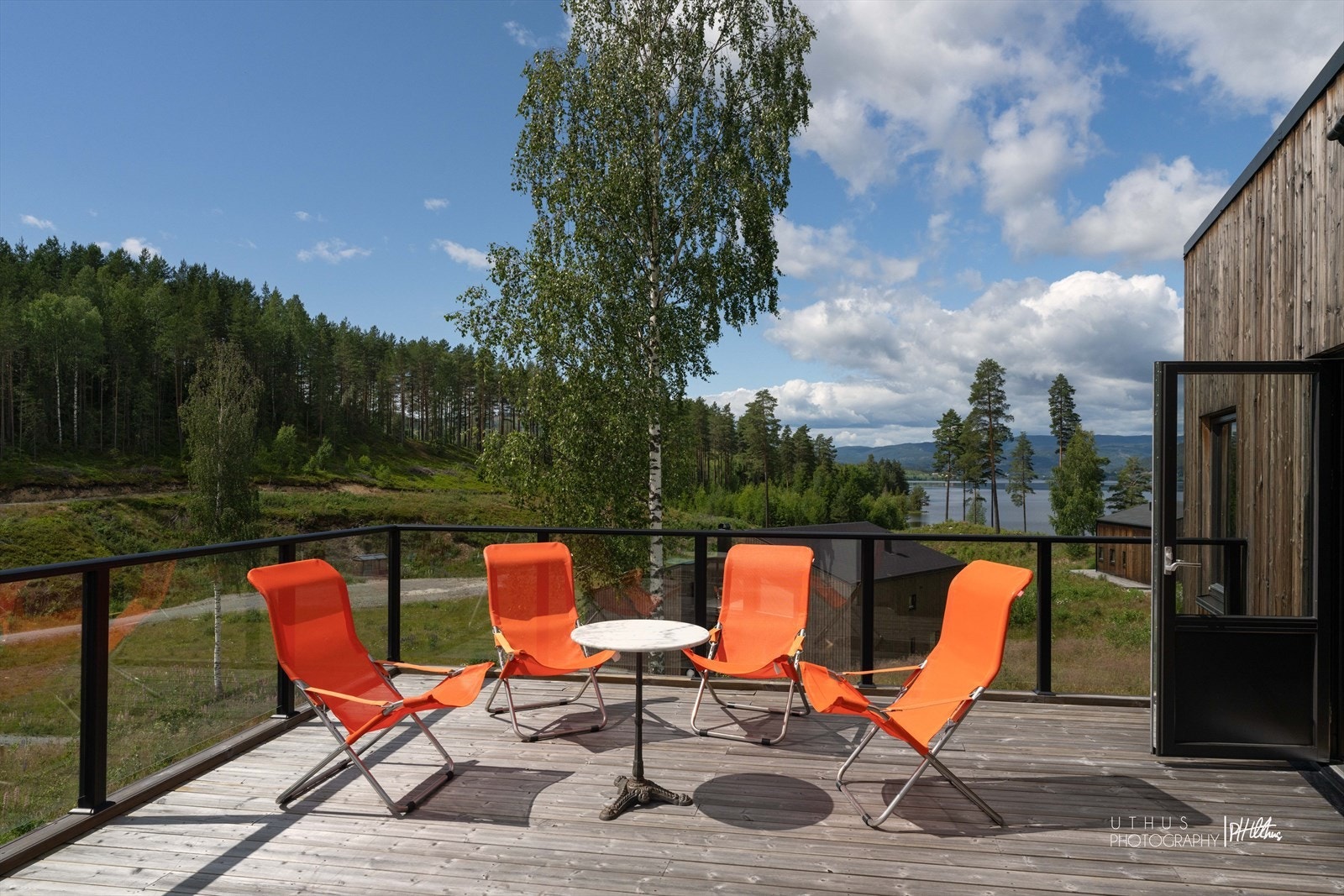 Solrik takterrasse på 28 kvm. Galleribilde