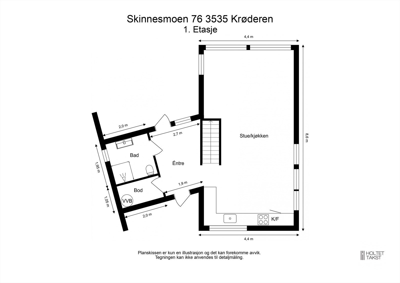 Plantegning 1.etg Galleribilde