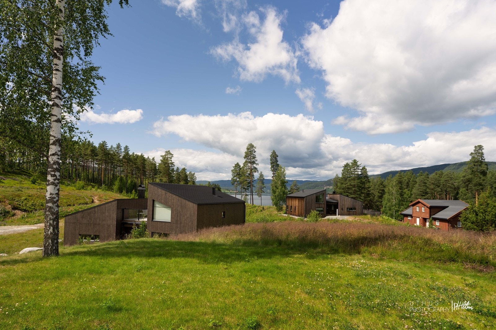 Fin utsikt fra uteplassen. Galleribilde