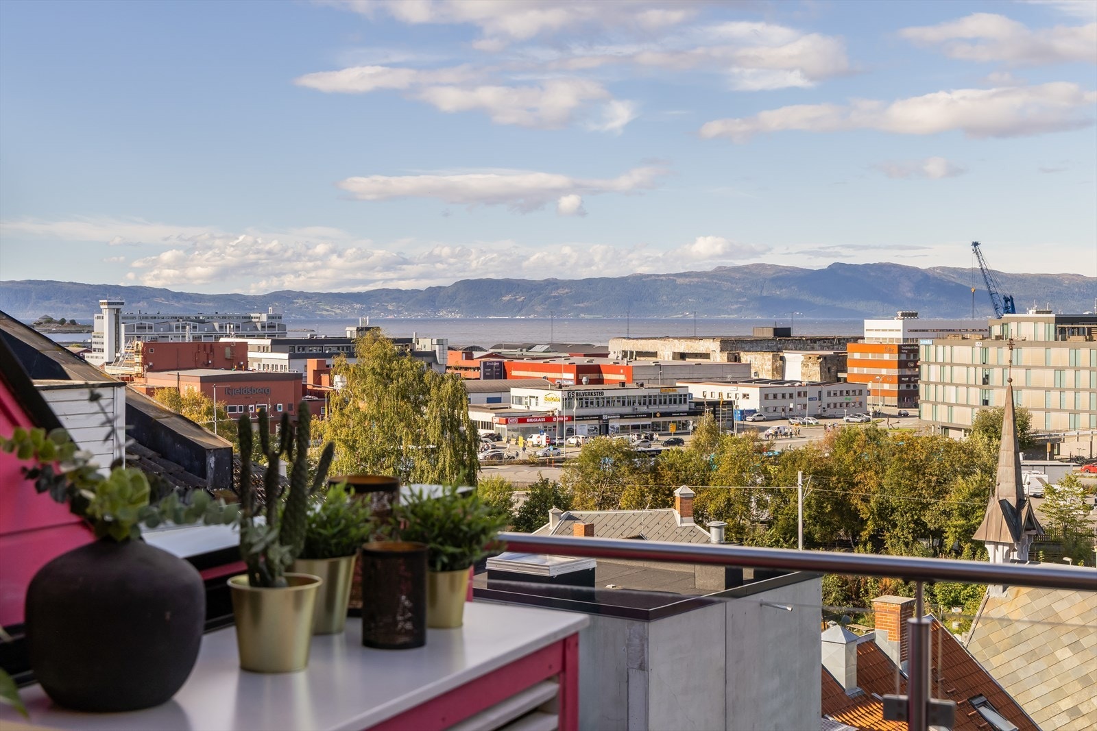 Her får du også vidstrakt utsikt over Trondheim. Galleribilde