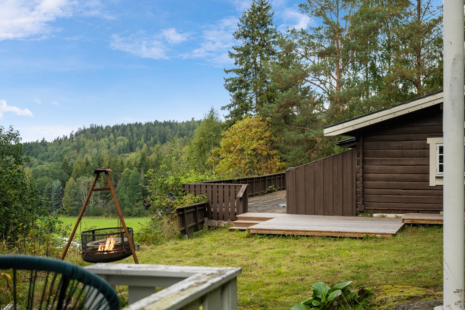 Her kan du finne roen og la hyttelivet ta over. Galleribilde