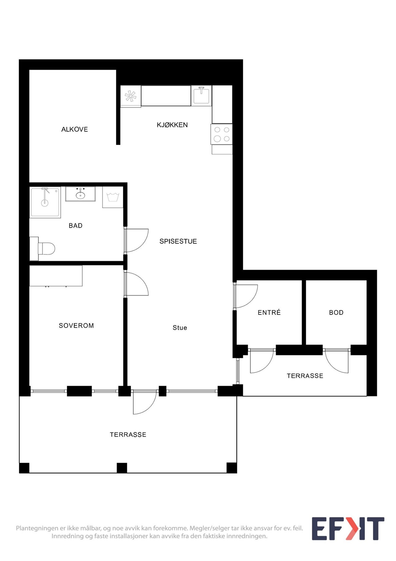 Plantegning Galleribilde