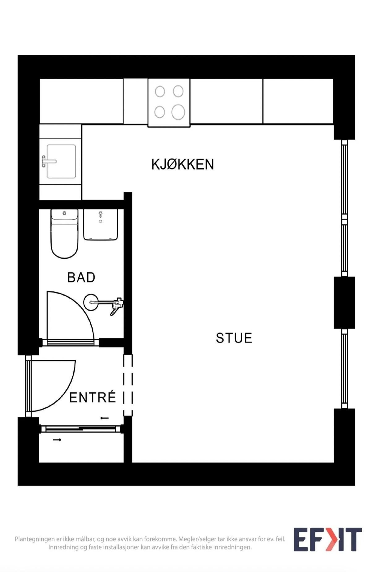 Plantegning Galleribilde