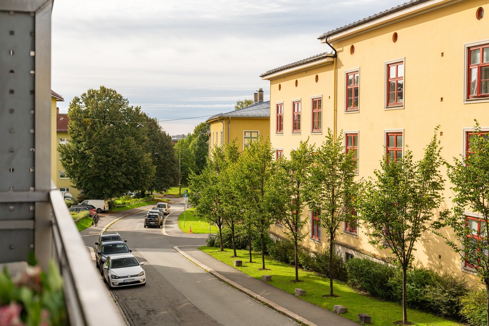 Flott utsyn fra balkong. Galleribilde