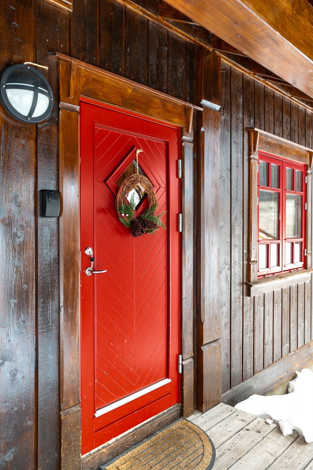 Overbygget inngangsparti Galleribilde