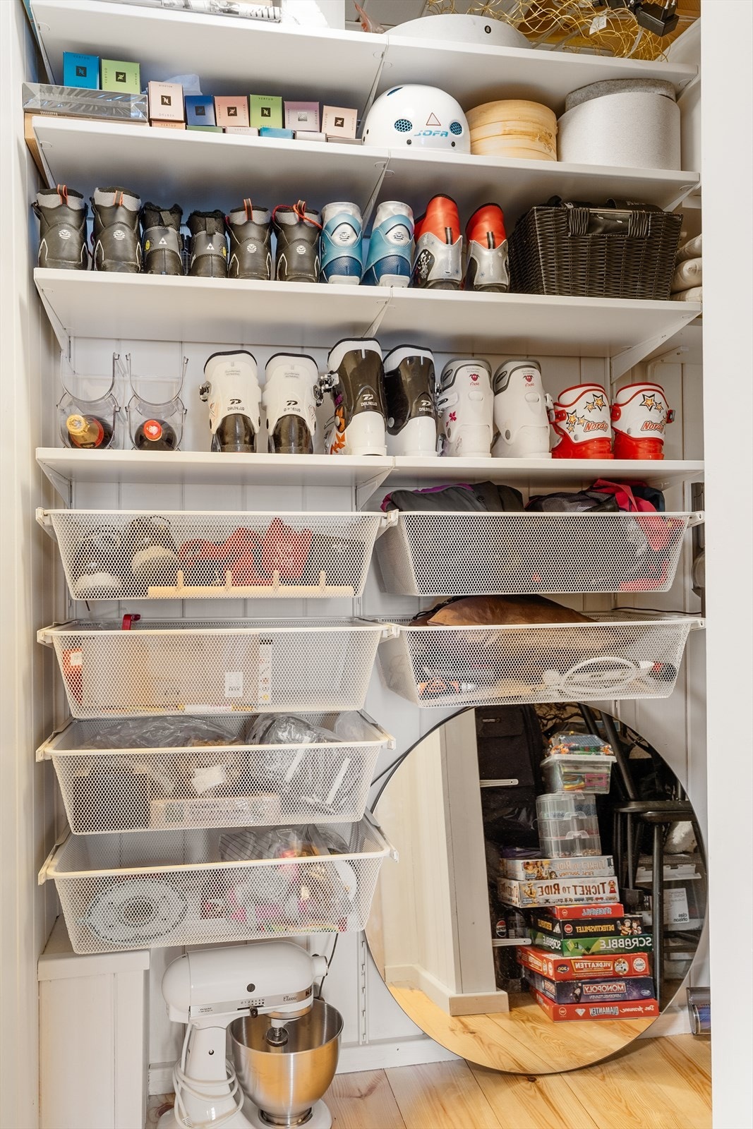 Bod med gode oppbevaringsløsninger Galleribilde