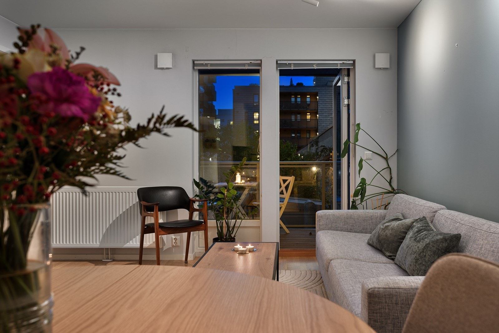 Velkommen til en moderne 2-roms med balkong og perfekt planløsning på Rodeløkka Galleribilde