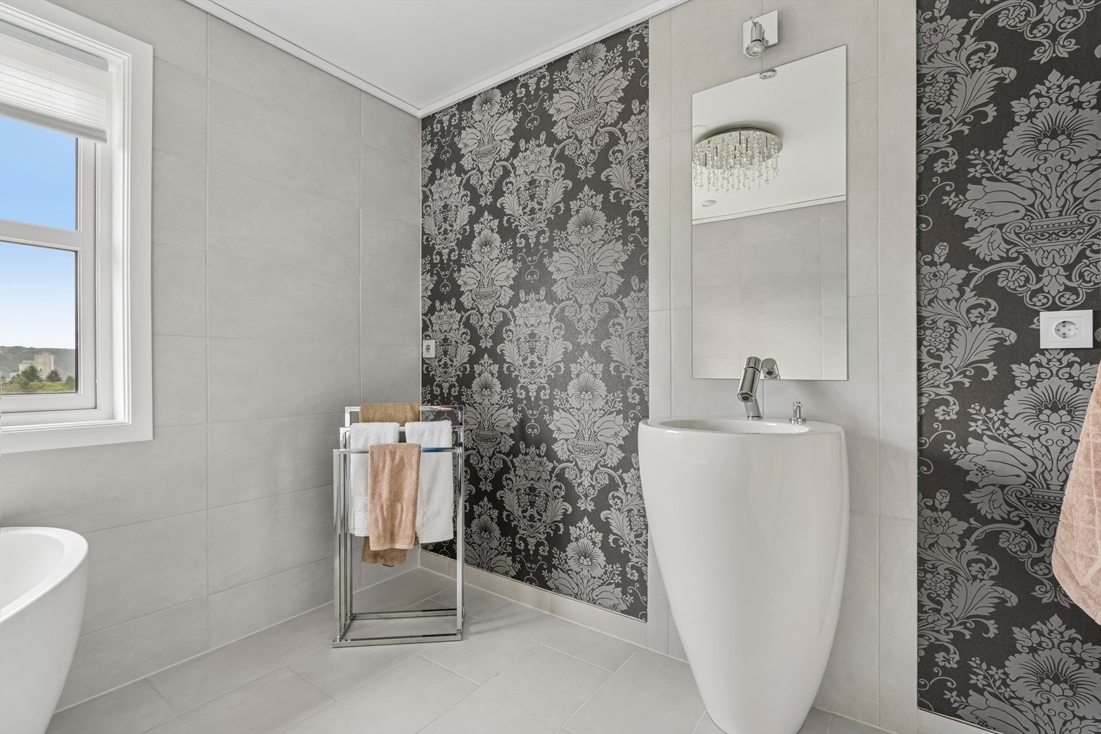 Tøff kontrastvegg som gir et personlig preg! Galleribilde