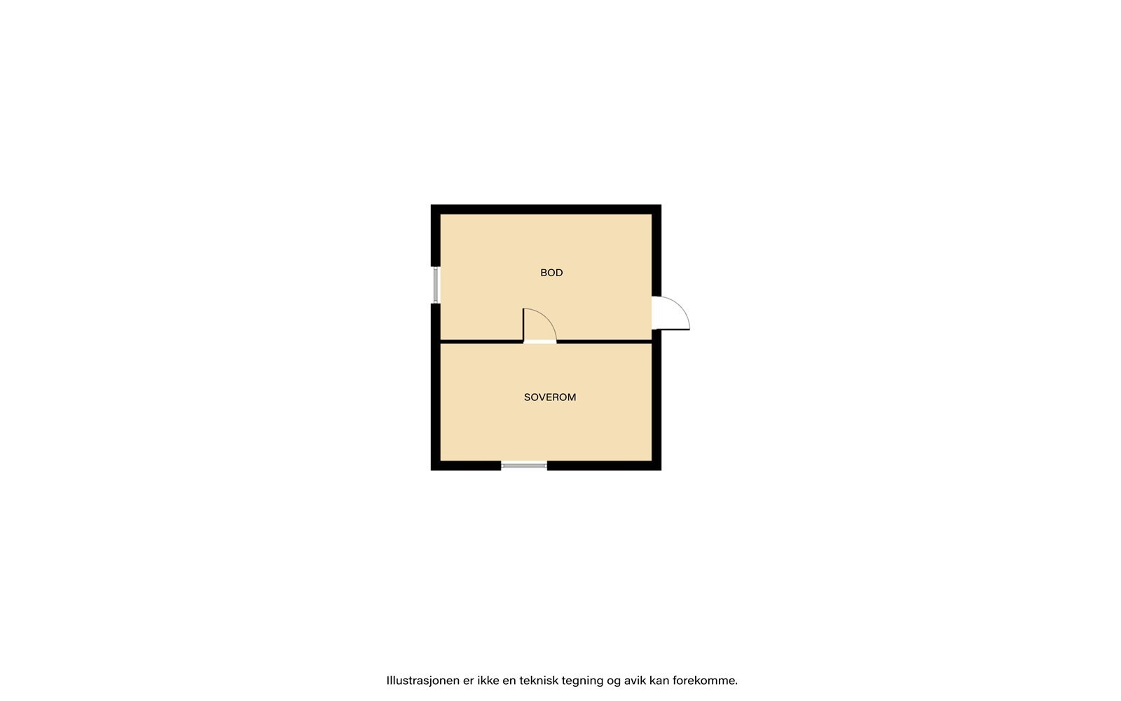 Plantegning ekstern del. Galleribilde