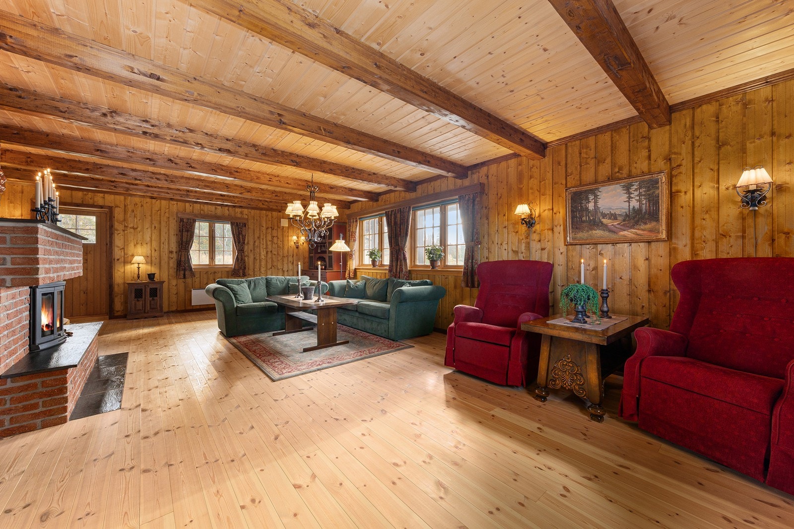 Her kan man enkelt innrede med både sofakrok og en egen tv-sone. Galleribilde