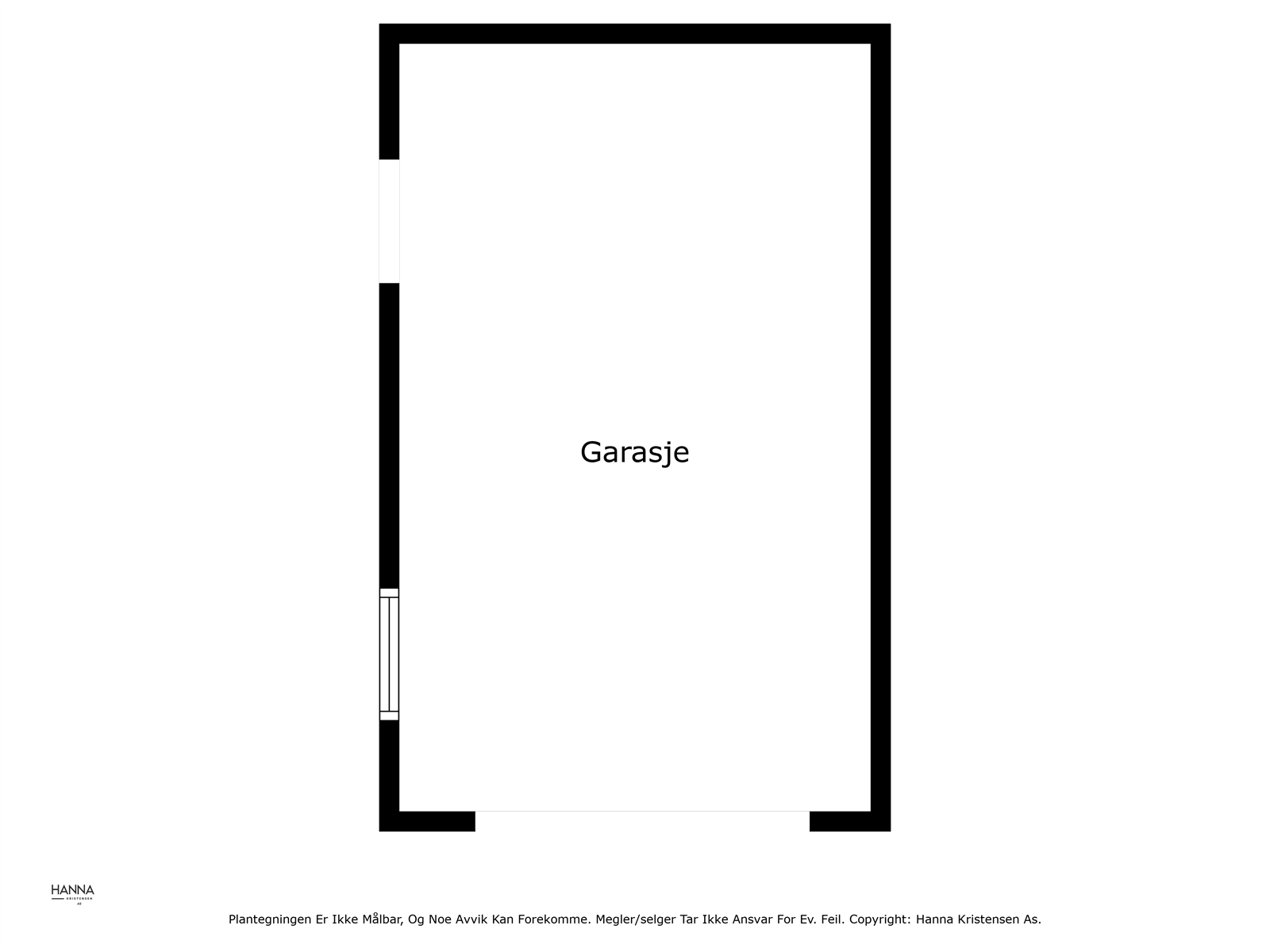 Plantegning av garasje Galleribilde